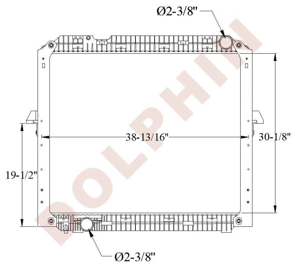 Mercedes Radiator - Actros Mp4 Euro 6 (2011-) 30 1/8’’ X 38 13/16’’ 2