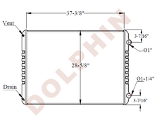 Ford Radiator - Ln/Ls/Lt 9000 (1988-1990) 37-3/8’ X 28-5/8’ 2-3/8’ Radiator