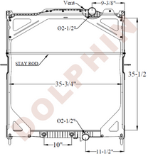 Volvo Radiator (1987-2007) 35-1/2 X 35-3/4 1-3/4’’ Radiator