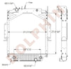 FREIGHTLINER Radiator (2007) 27 9/16