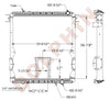 FREIGHTLINER RADIATOR - COLUMBIA STERLING L9500 (2008-2010) 38 7/8