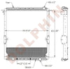 FREIGHTLINER Radiator (2007-2008) 42 1/8