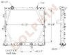INTERNATIONAL Radiator (2010-2013) 35 1/4