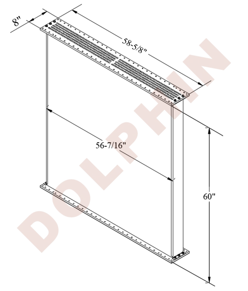 Core - Locomotive Core - 60’’ x 56-7/16’’ x 4-1/2’’ - Core