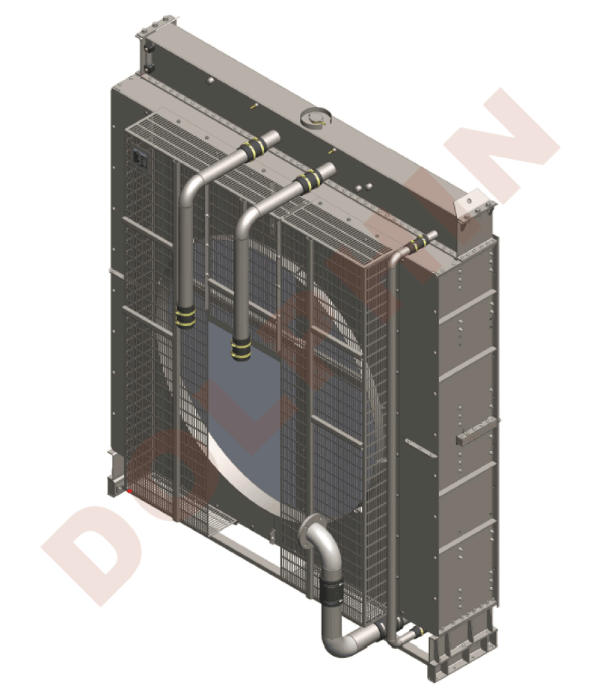 Mitsubishi Radiator S12Hpta-S 1176Kwstandby 1800Rpm 102-3/8 X 90-1/2 17-1/2 Radiator