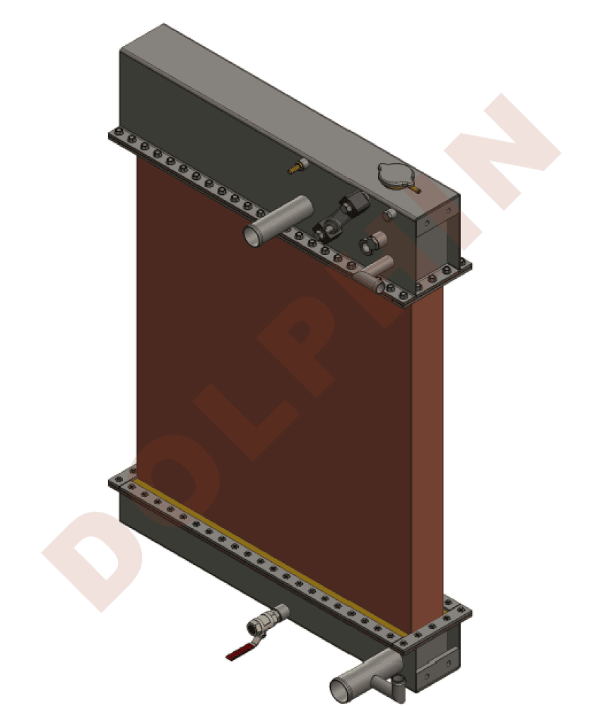 Cummins Generator - Qsb7 G3 G4 G5 32-5/8 X 29-7/8 3-1/2 Radiator