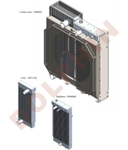 Detroit Series 60 Combi Cooler Radiator