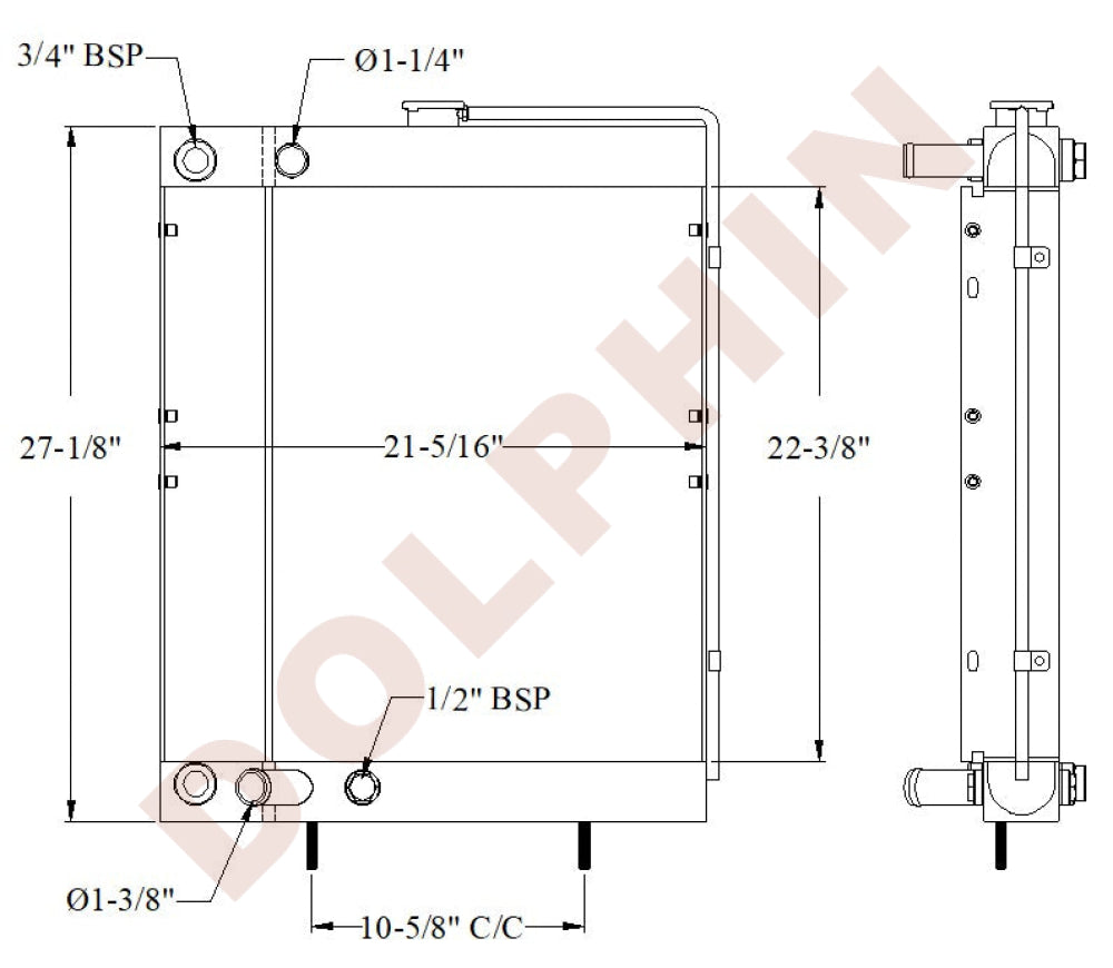 Combi Cooler - Overall size 30’’ x 21-5/16’’ x 7-1/16’’ Combi Cooler