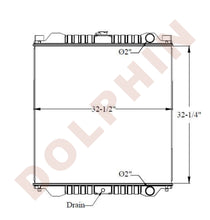 HITACHI RADIATOR - 32-1/4 - 32-1/2 - 2-3/8"