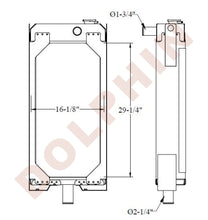 CATERPILLAR RADIATOR - 29-1/4 x 16-1/8 x 4-1/8"