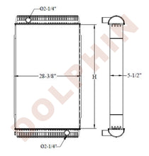 Volvo Radiator - 44 X 28-3/8 5-1/2’’ Radiator