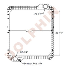 JCB RADIATOR - 22-5/8 x 22-1/16 x 4"