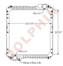 JCB RADIATOR - 22-5/8	x 22-1/16 x 4"