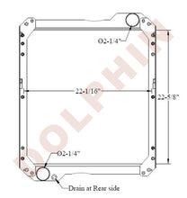 JCB RADIATOR - 22-5/8	x 22-1/16 x 4"