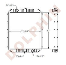 KOMATSU RADIATOR - 37 x 32-3/4 x 2-3/8"