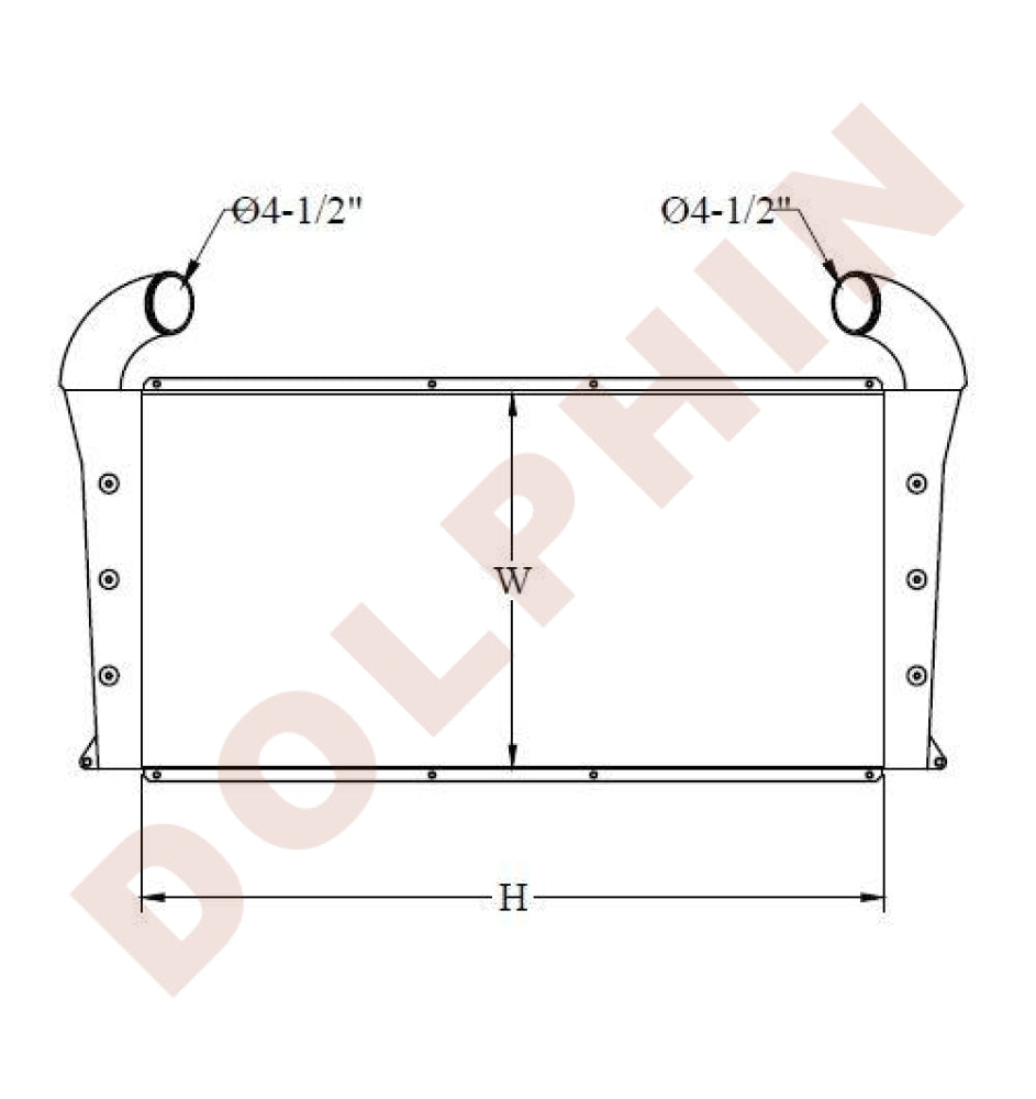 KOMATSU CHARGE AIR COOLER 2011-2013