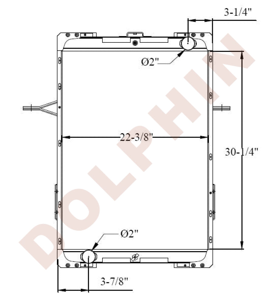 MACK RADIATOR - Midliner MS300 (1995-2001) 30-1/4