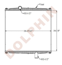 Peterbilt Radiator - 4600 490 5000 (2018) 34-1/8’’ X 38-15/16’’ 1-9/16’’