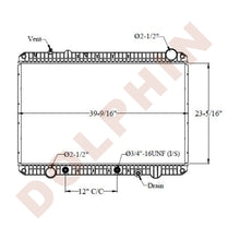 FREIGHTLINER RADIATOR XC, Sterling Motorhome 23-5/16" x 39-9/16" x 2-1/8"