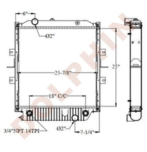 radiator for FREIGHTLINER Vision Conventional School Bus