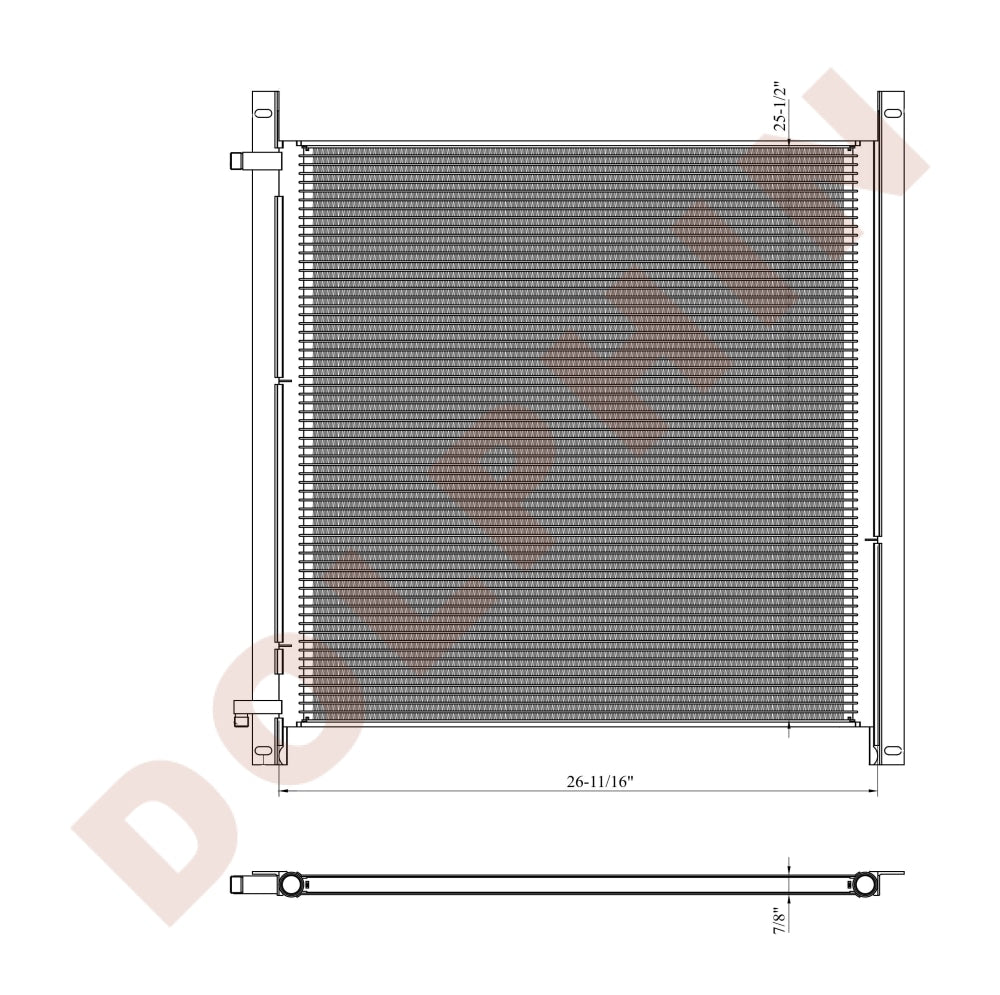INTERNATIONAL CONDENSER (1993-1999) 9300 Series 26-11/16'' x 25-1/2