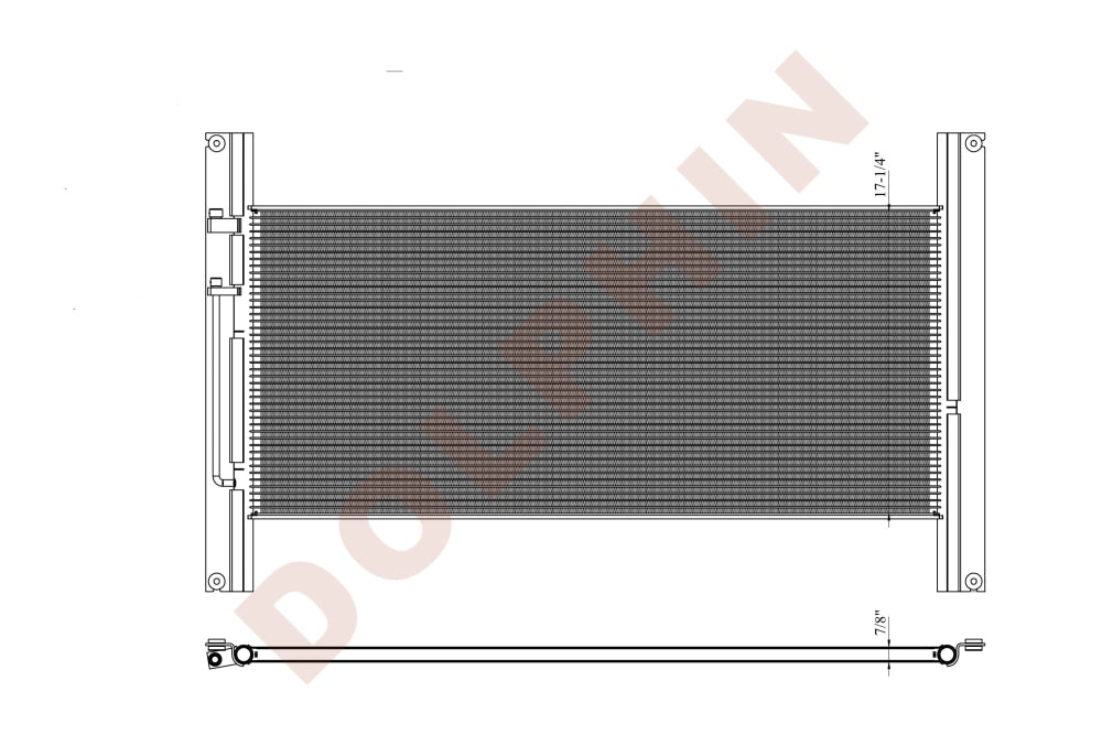 WESTERN STAR CONDENSER (2002-2005) Western Star Model 4964, 40-1/8'' x 17-1/4