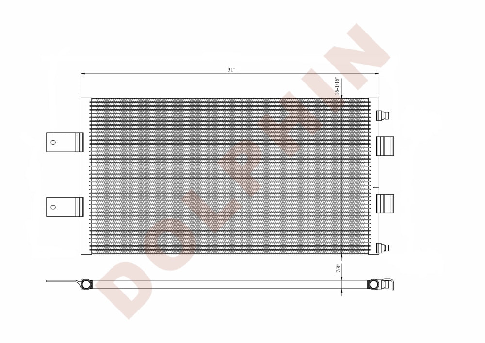 Condenser for MACK MR Series