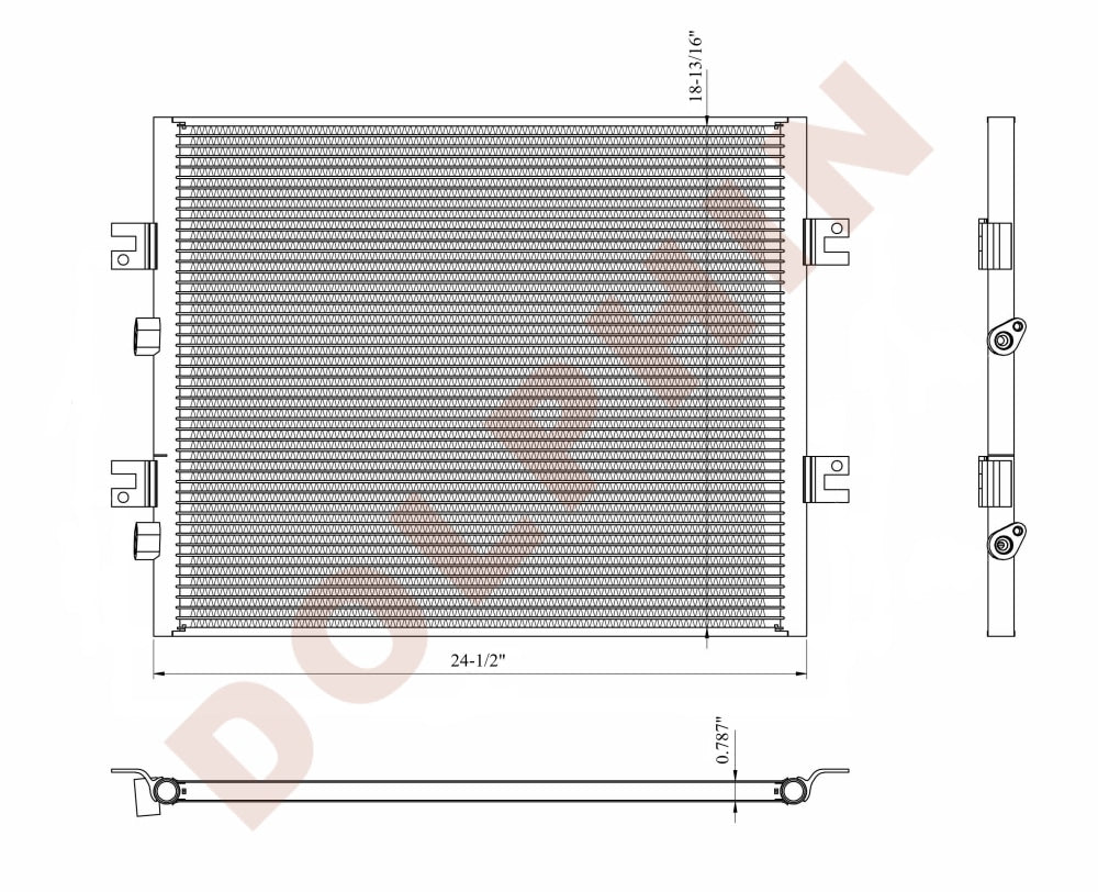 INTERNATIONAL MODELS 4300, 4400, TERRASTAR 24-1/2'' x 18-13/16