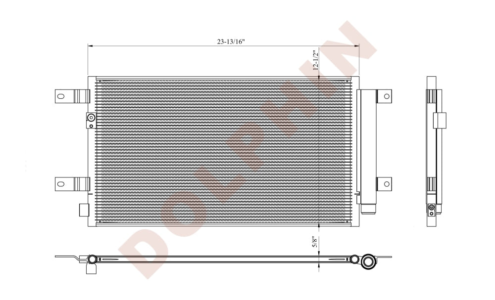 HINO 268 CONDENSER