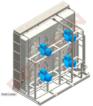 MTU GENERATOR RADIATOR 16V, 4000G84S, 2500kW, Overall Size 147-1/2 x 141-1/2 x 35-1/4"