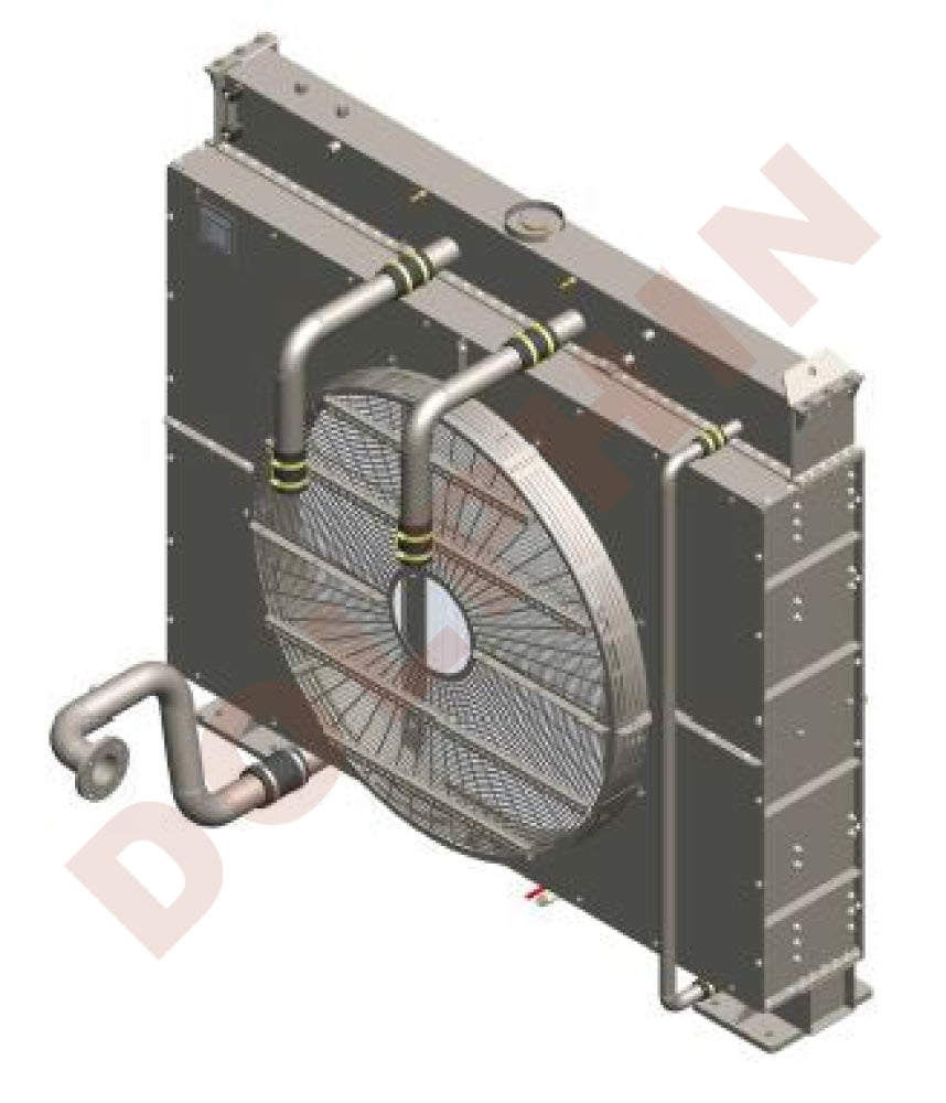 MITSUBISHI GENERATOR RADIATOR S12A2-PTA2, 950kW, Overall Size 77-7/8