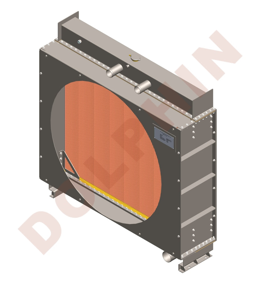 CUMMINS RADIATOR - KTA19-G4 550kVA - SB,1500rpm - Overall Size : 59-3/8 x 58 x 15-3/8