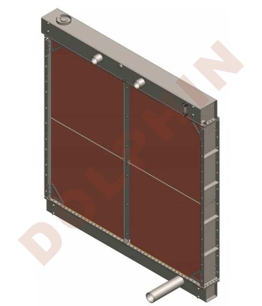 GENERATOR RADIATOR - CAT 3512, Overall Size 97-1/2