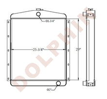 Detroit Generator Radiator - (Gmc 6-71 / 4-71 Detroit) 29’ X 25-3/4’ 3’ Radiator