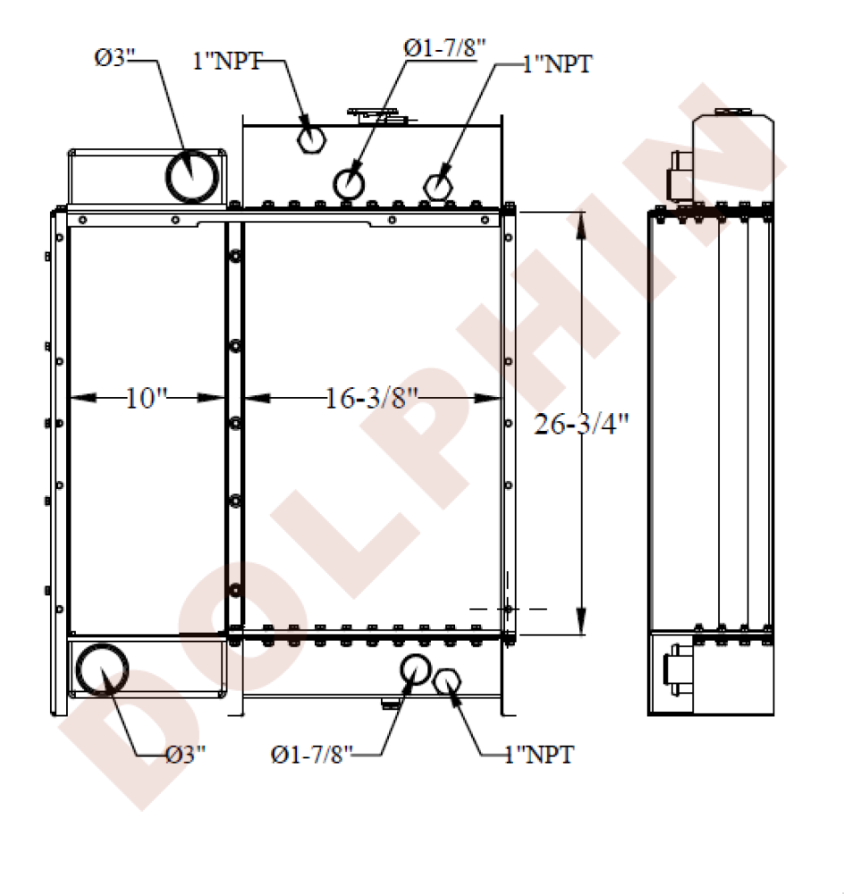 CUMMINS COMBI COOLER - 4ISBEC-110 D5