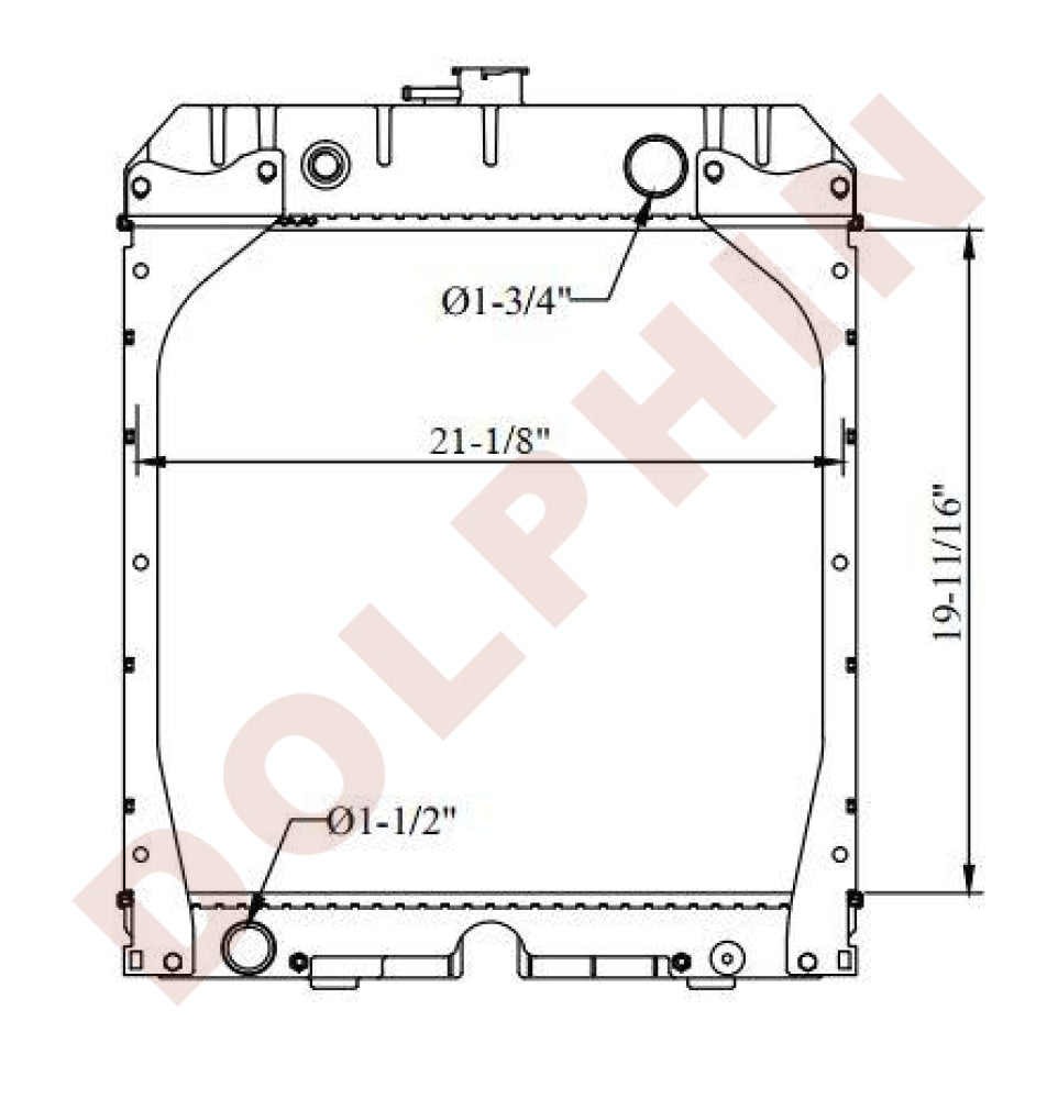 radiator for PERKINS 1004-40 / 1004-42
