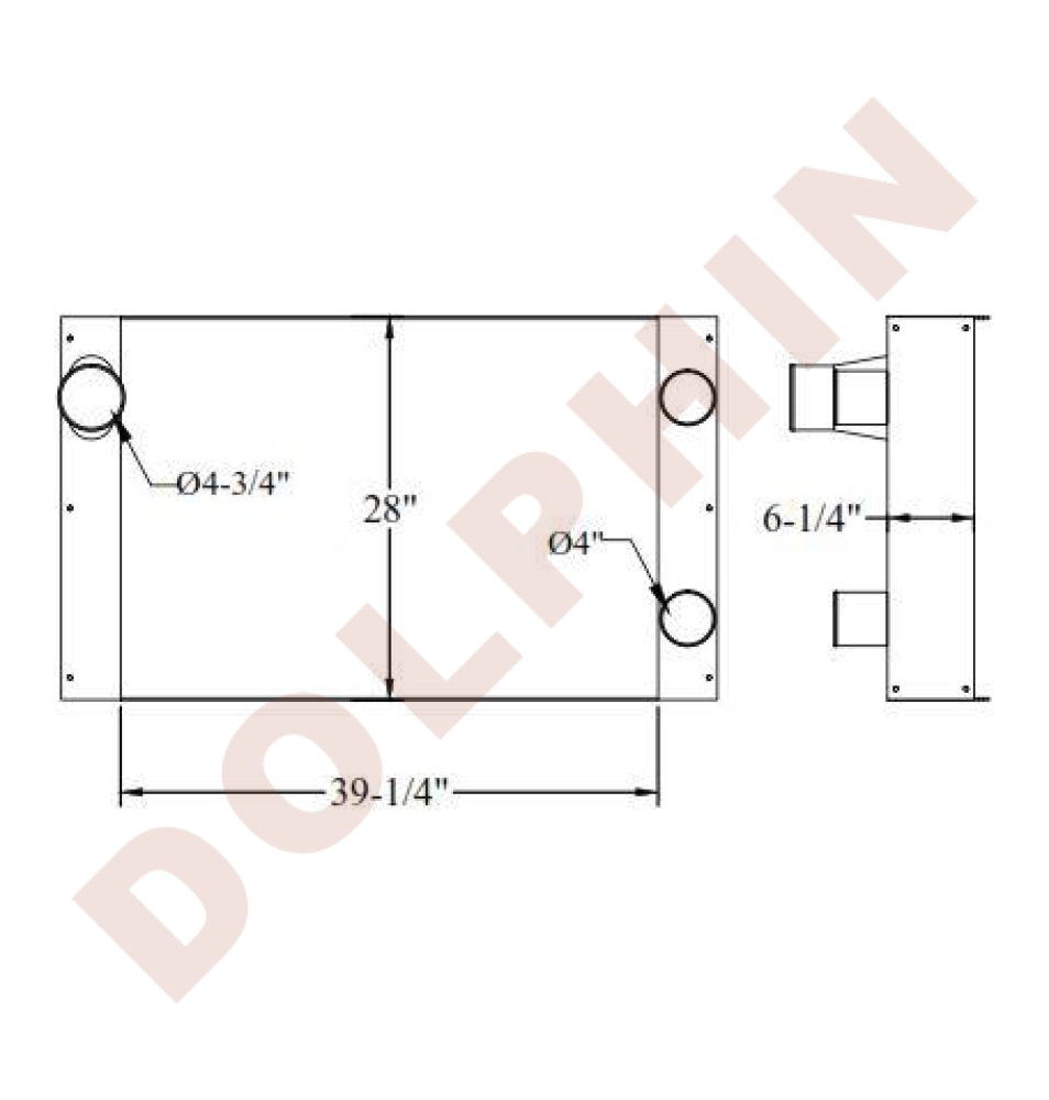 CHARGE AIR COOLER 39-1/4