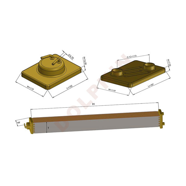 Caterpillar Cat - D8R,D7R,583R Track Tractor Radiator
